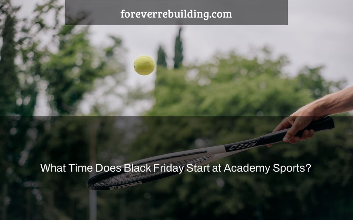 What Time Does Black Friday Start at Academy Sports?