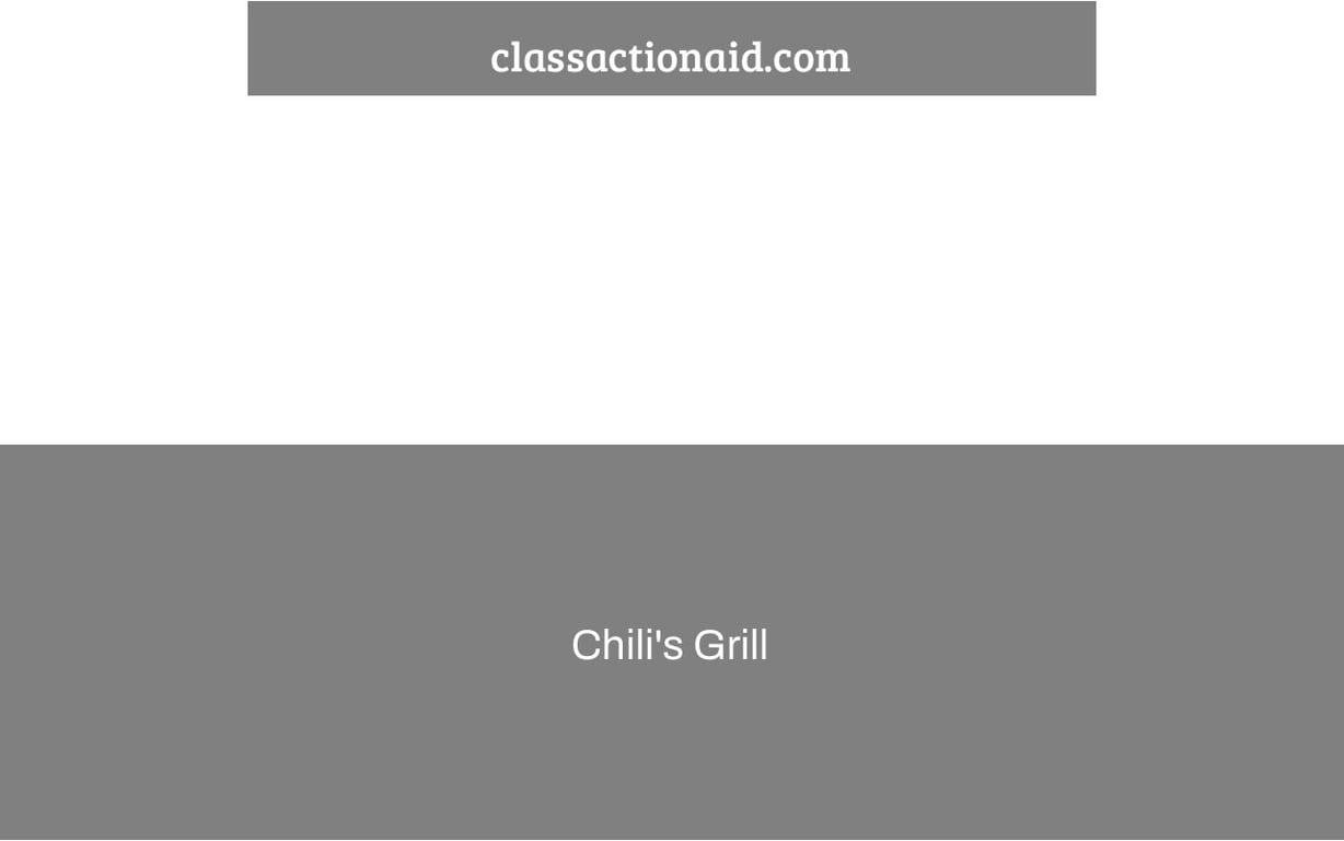 Chili's Grill & Bar Owner Sued Over Data Breach
