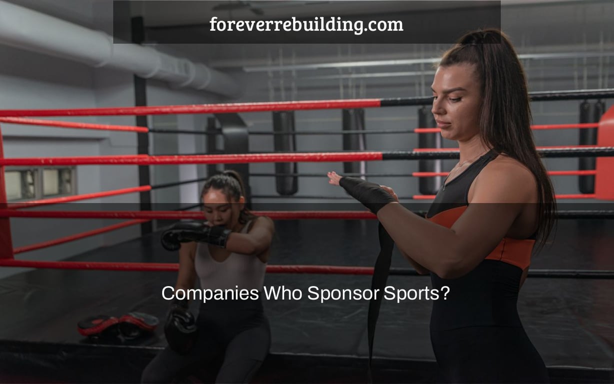 Companies Who Sponsor Sports?