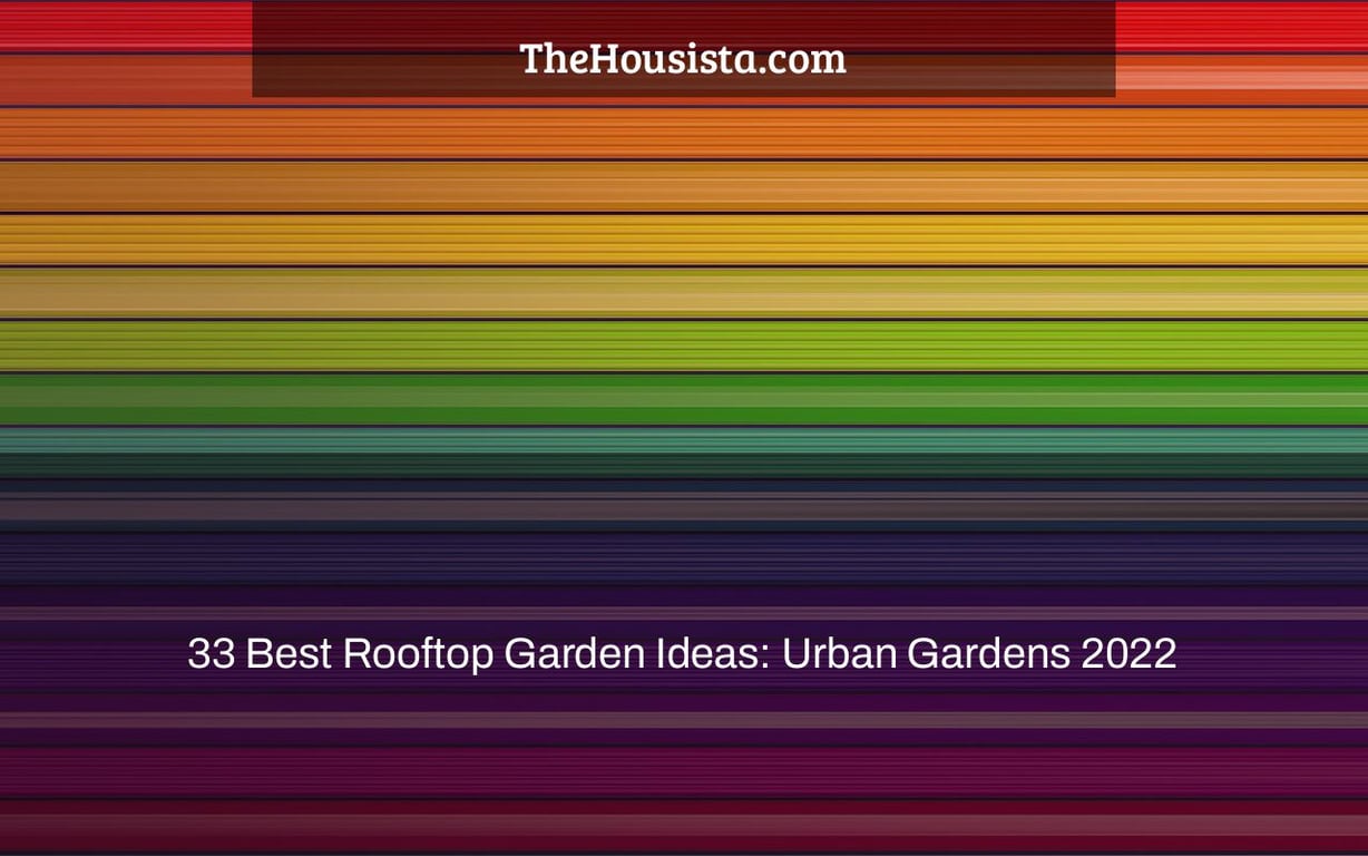 33 Best Rooftop Garden Ideas: Urban Gardens 2022