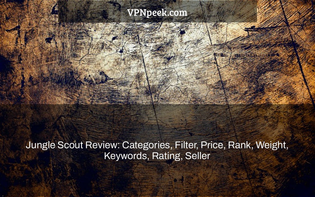 Jungle Scout Review: Categories, Filter, Price, Rank, Weight, Keywords, Rating, Seller