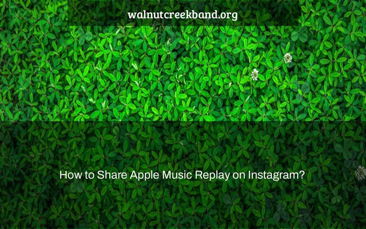 How to Share Apple Music Replay on Instagram?