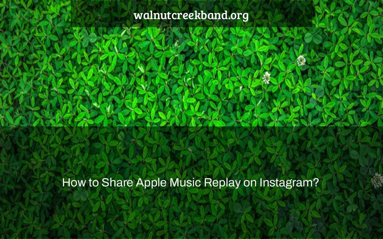 How to Share Apple Music Replay on Instagram?