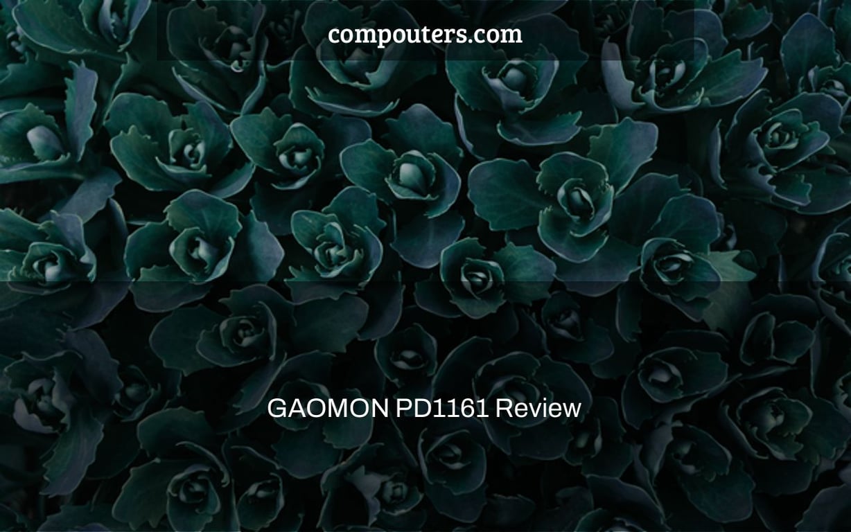 How To Set Up Gaomon Pd1161