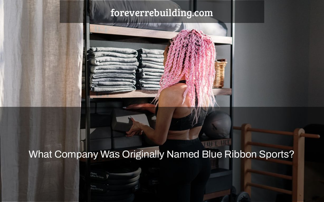 What Company Was Originally Named Blue Ribbon Sports?