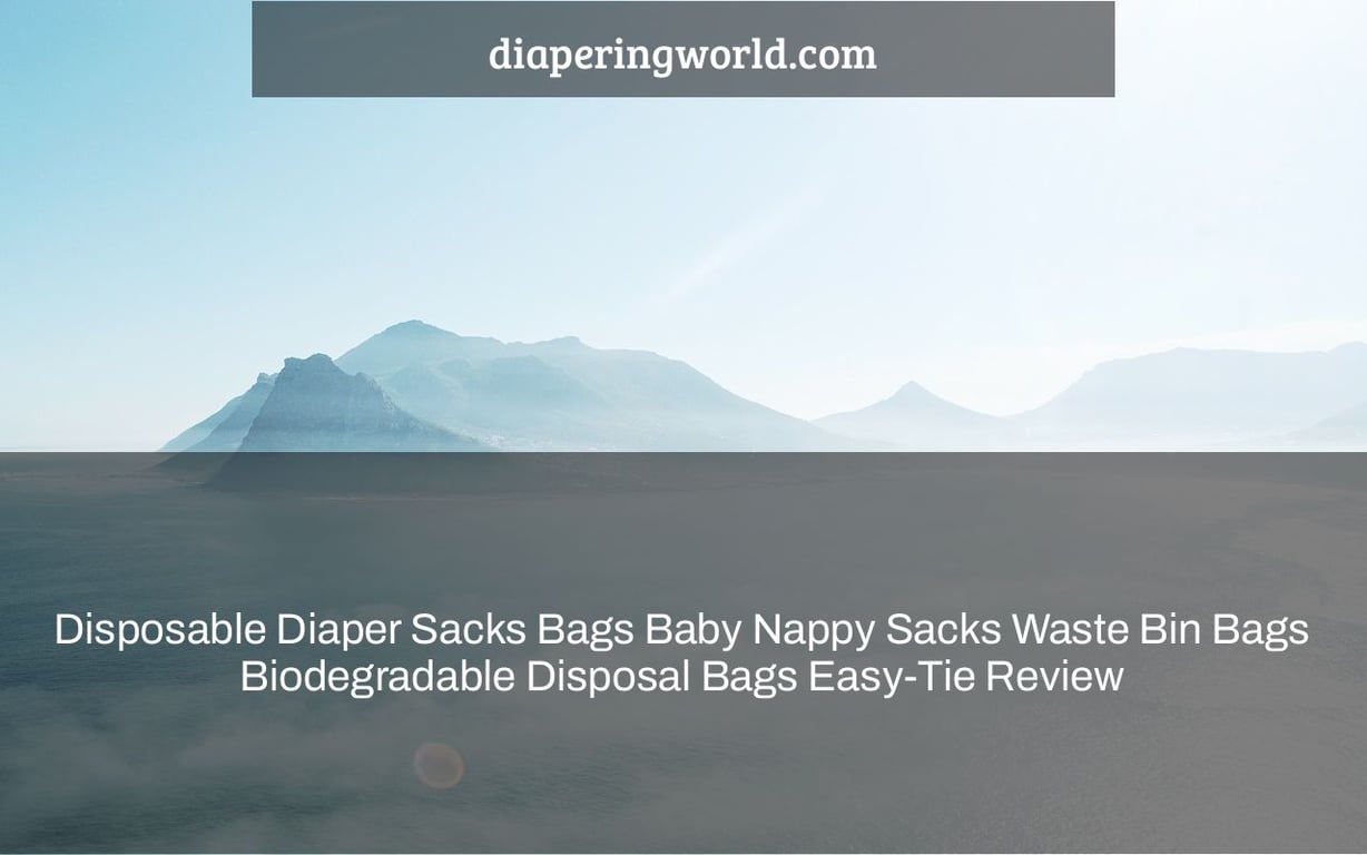 Disposable Diaper Sacks Bags Baby Nappy Sacks Waste Bin Bags