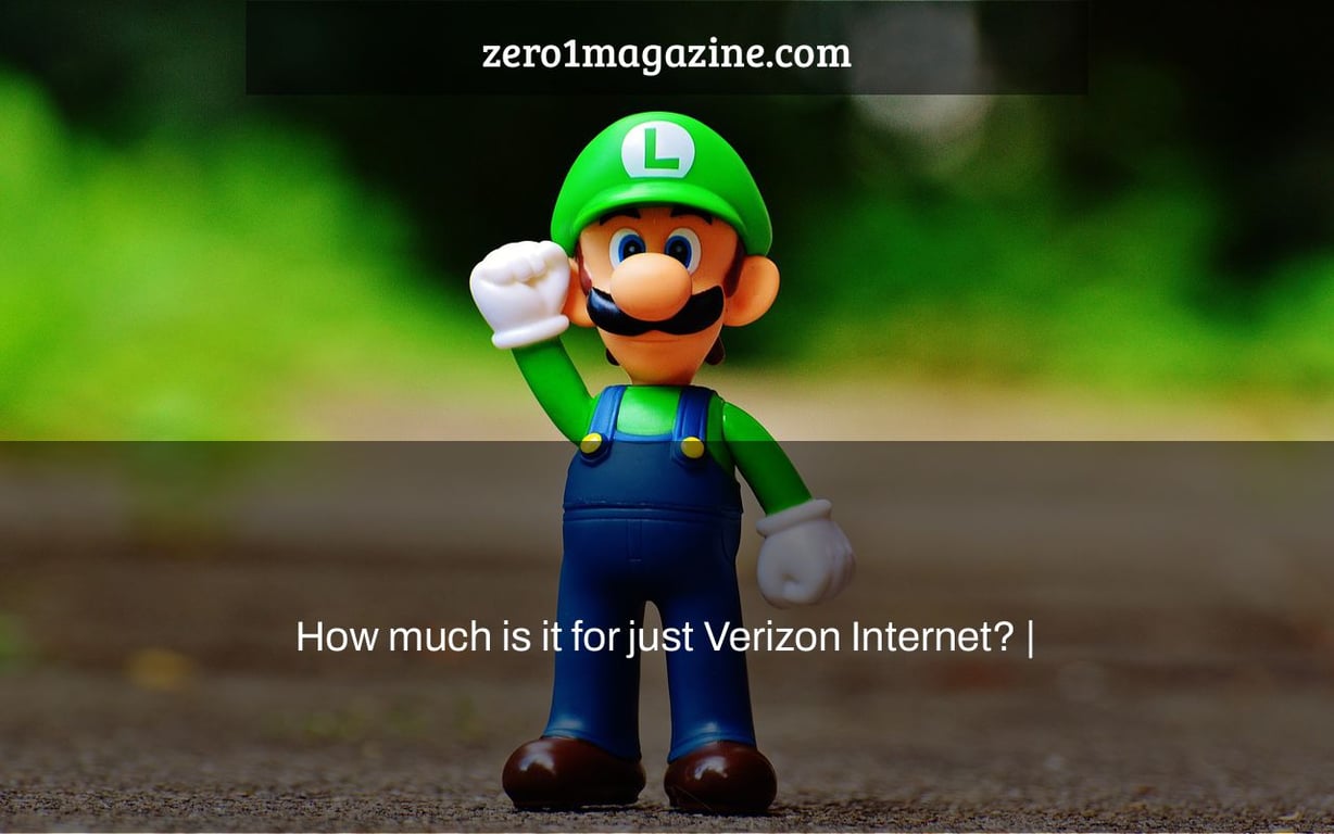 How much is it for just Verizon Internet? |