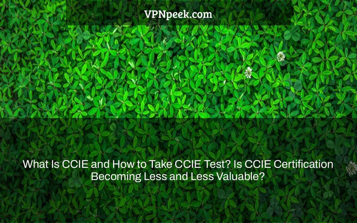 What Is CCIE and How to Take CCIE Test? Is CCIE Certification Becoming Less and Less Valuable?