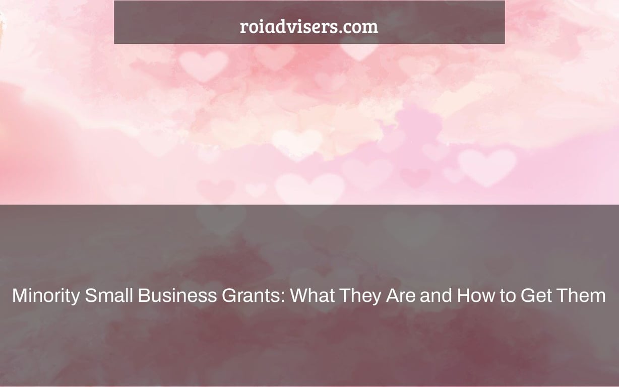 Minority Small Business Grants: What They Are and How to Get Them