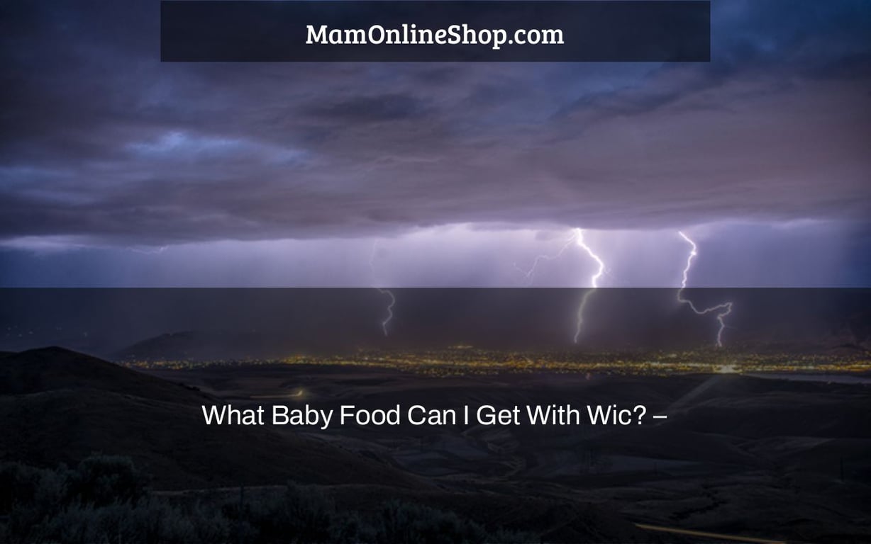 What Baby Food Can I Get With Wic? –