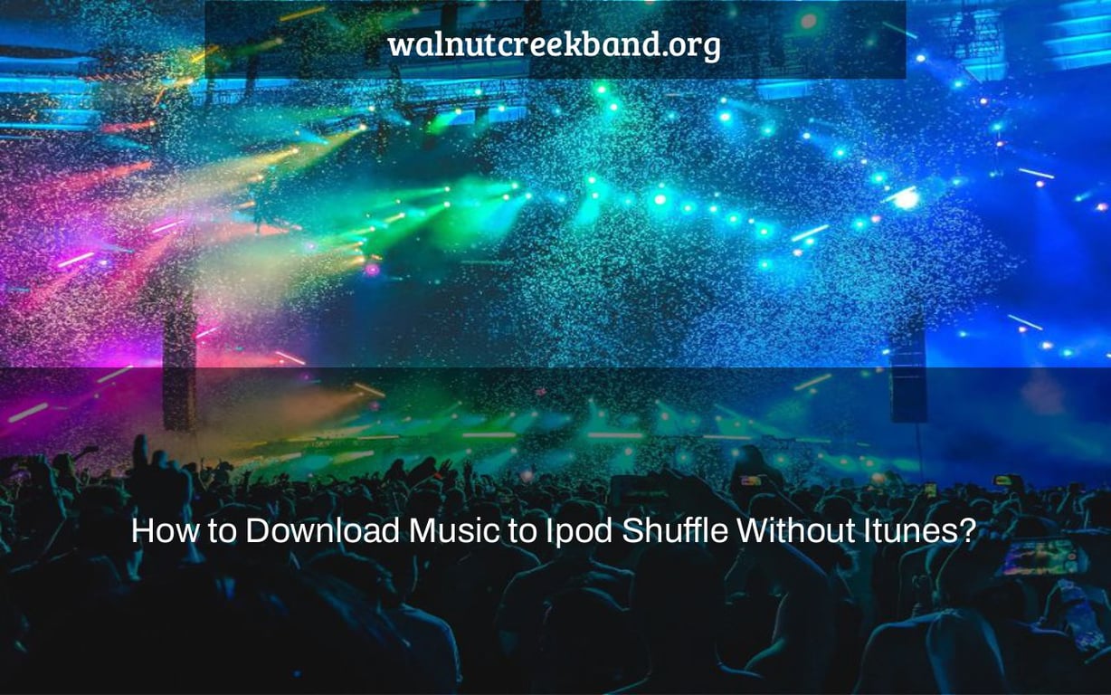 How to Download Music to Ipod Shuffle Without Itunes?