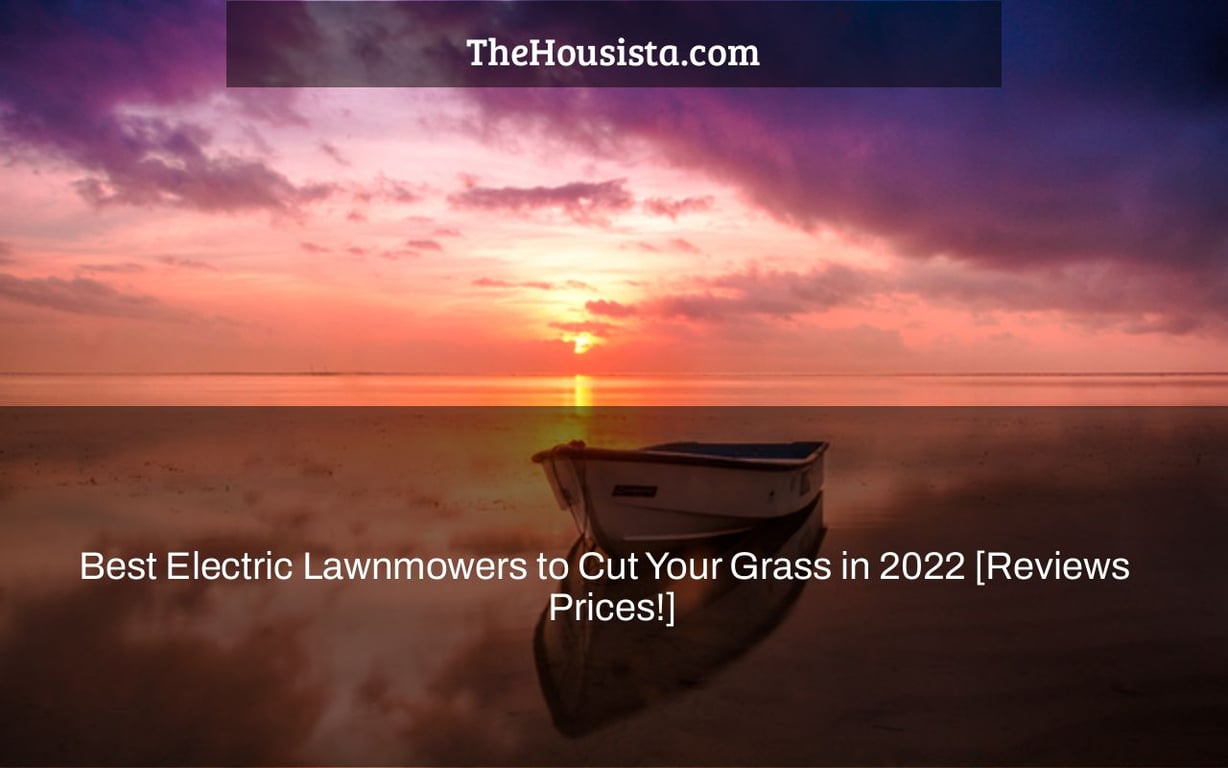 Best Electric Lawnmowers to Cut Your Grass in 2022 [Reviews + Prices!]