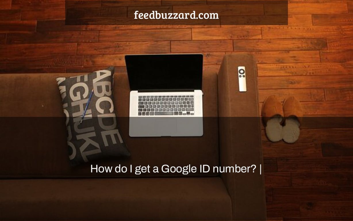 How do I get a Google ID number? |