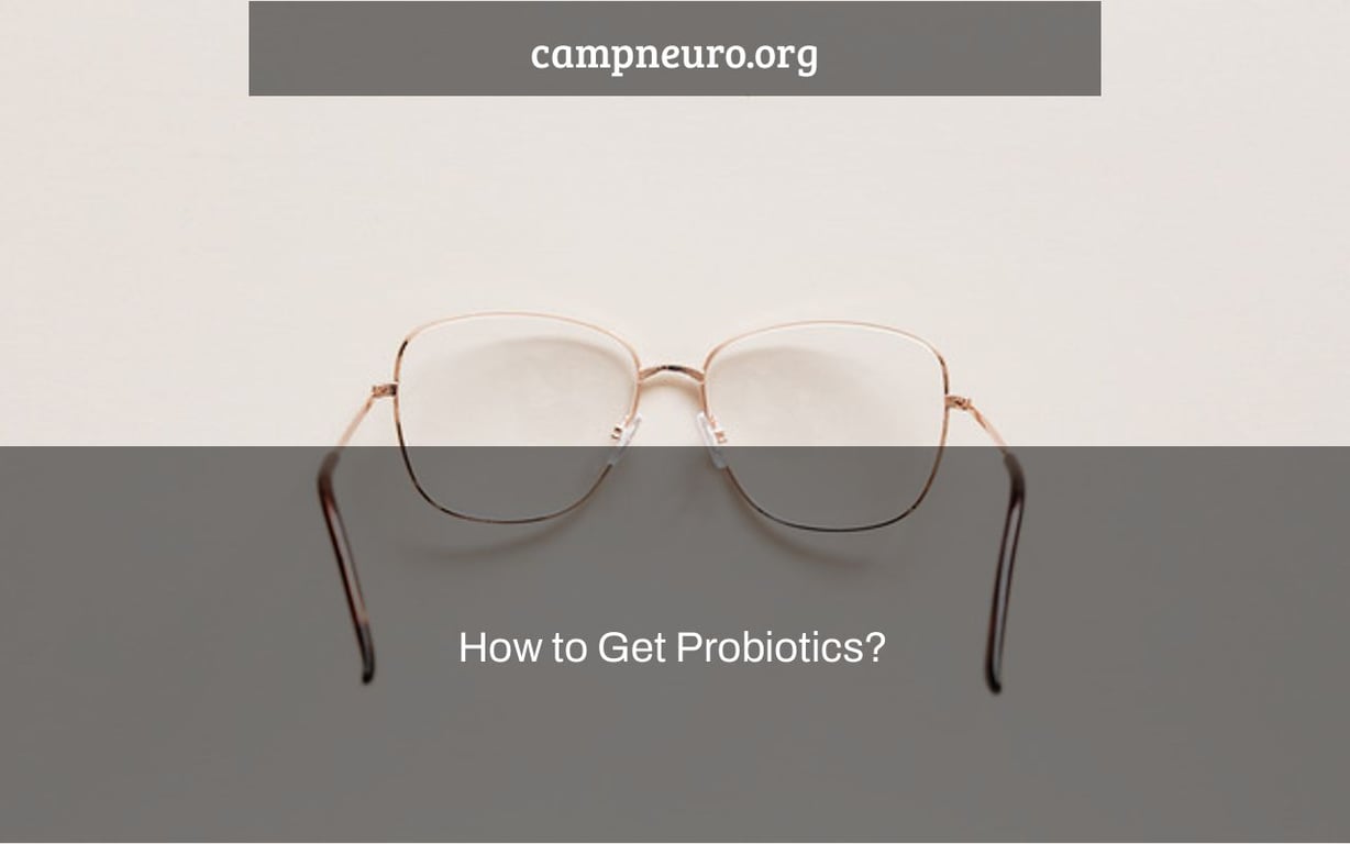 How to Get Probiotics?