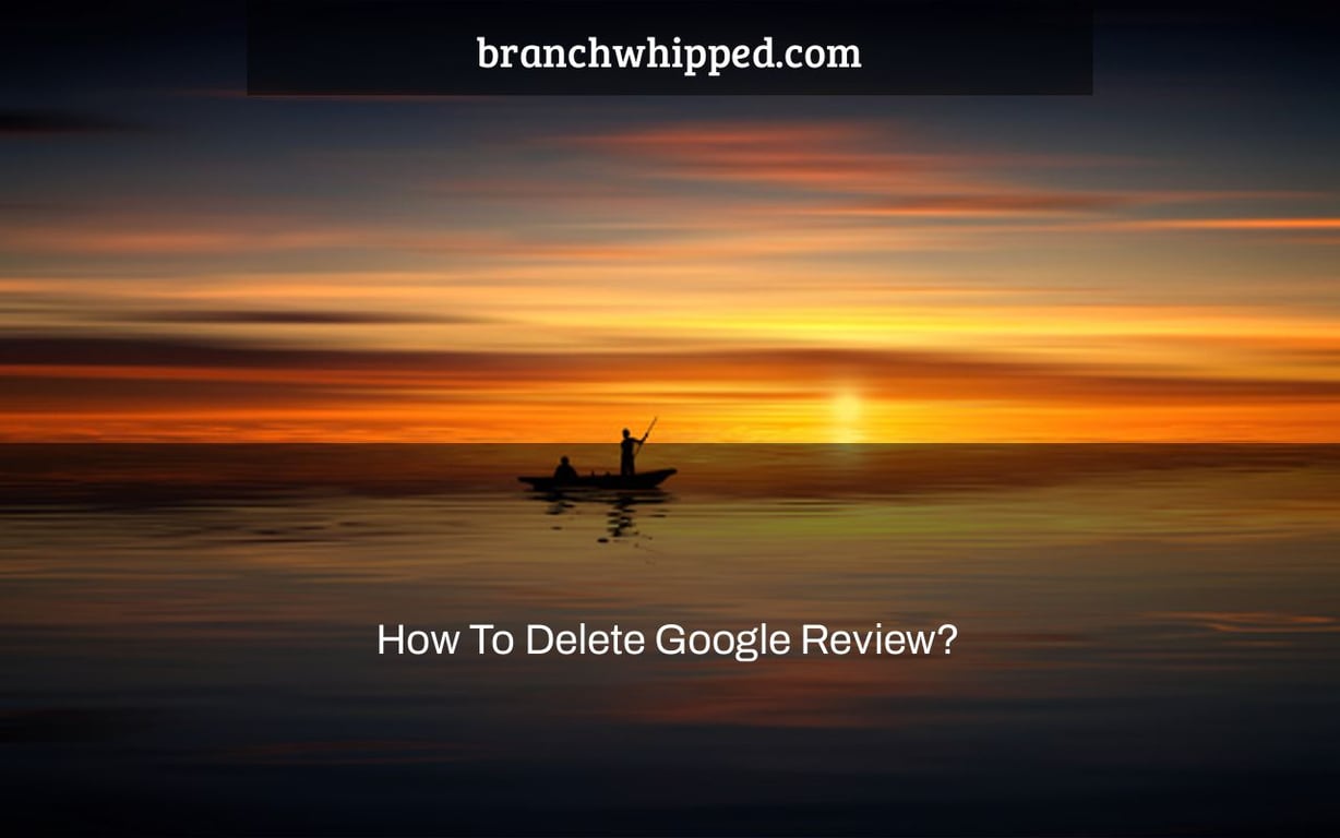 How To Delete Google Review Branchwhipped