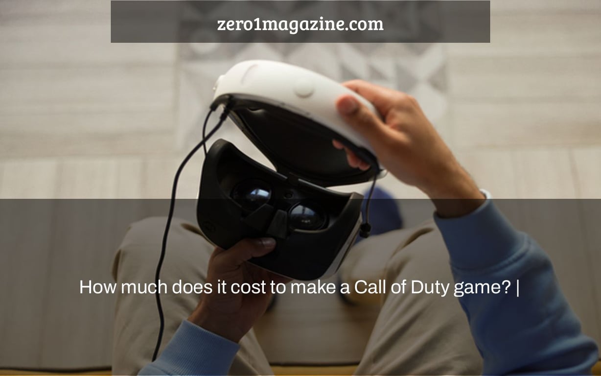 How much does it cost to make a Call of Duty game? |