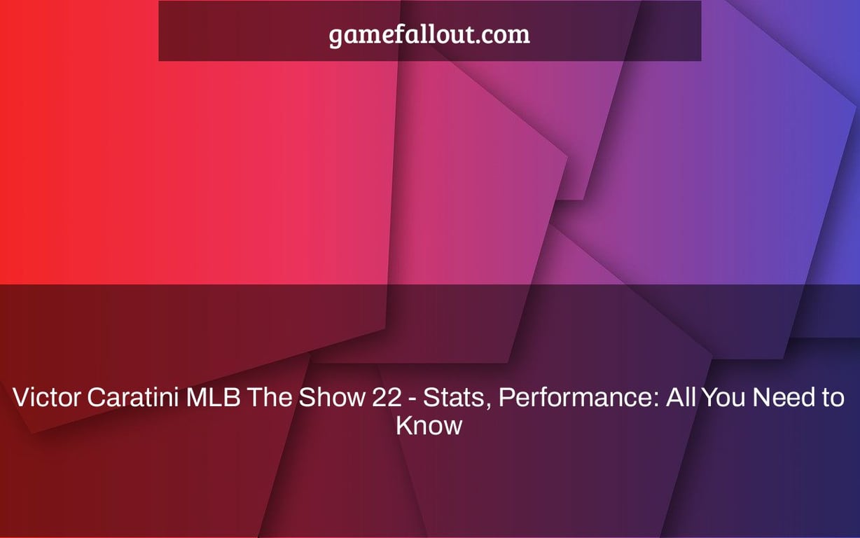 Victor Caratini MLB The Show 22 - Stats, Performance: All You Need to Know