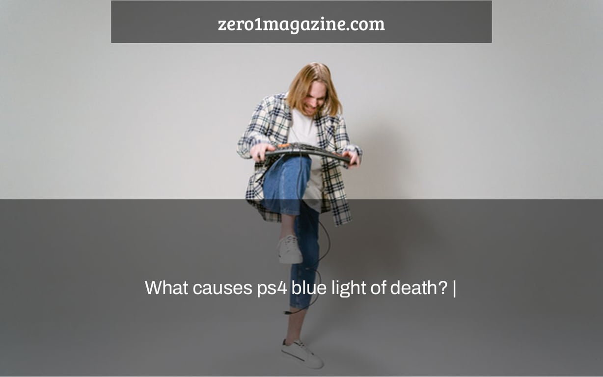 What causes ps4 blue light of death? |