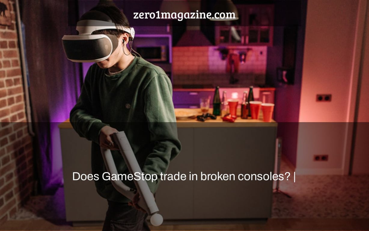 Does GameStop trade in broken consoles? |