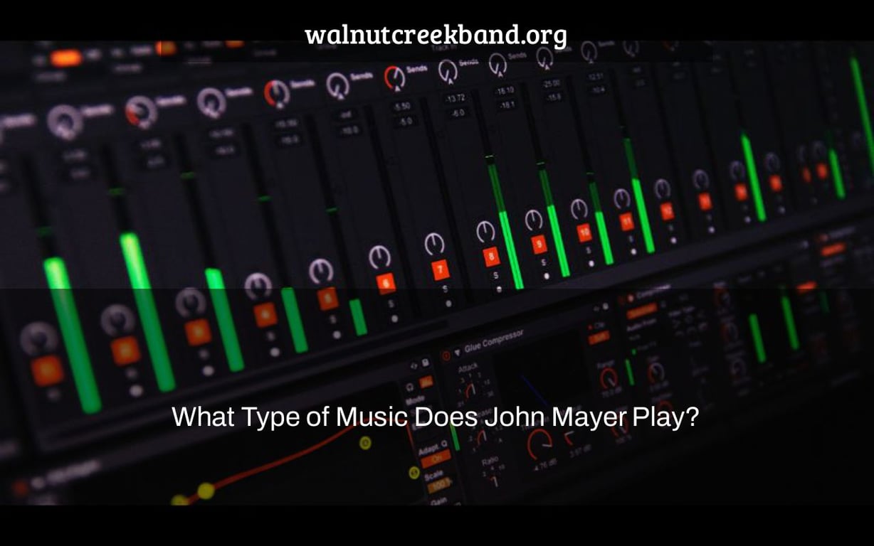 What Type of Music Does John Mayer Play?