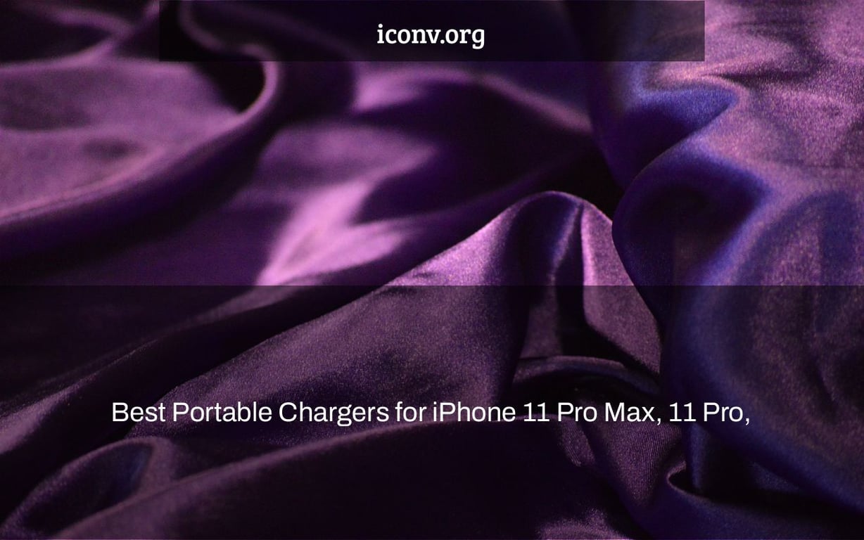 Best Portable Chargers for iPhone 11 Pro Max, 11 Pro, & iPhone 11