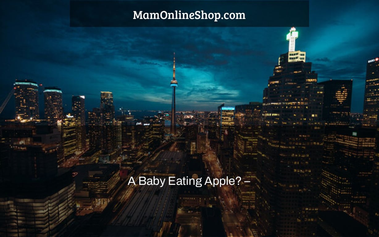 A Baby Eating Apple? –