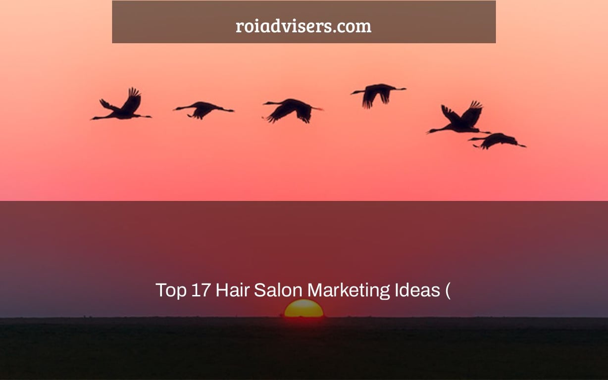 Top 17 Hair Salon Marketing Ideas (& How to Implement Them)