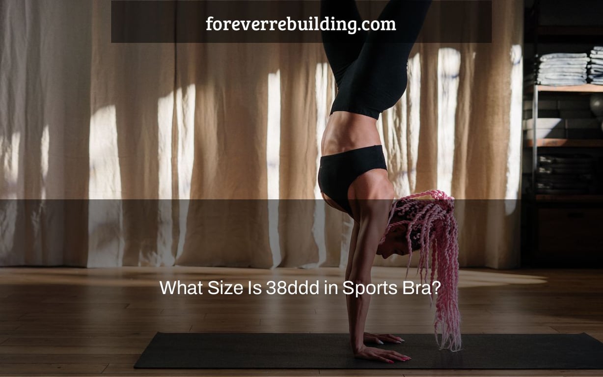 What Size Is 38ddd in Sports Bra?