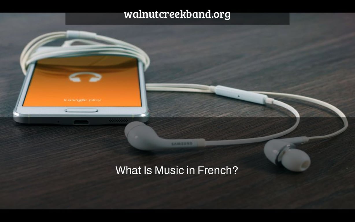 What Is Music in French?