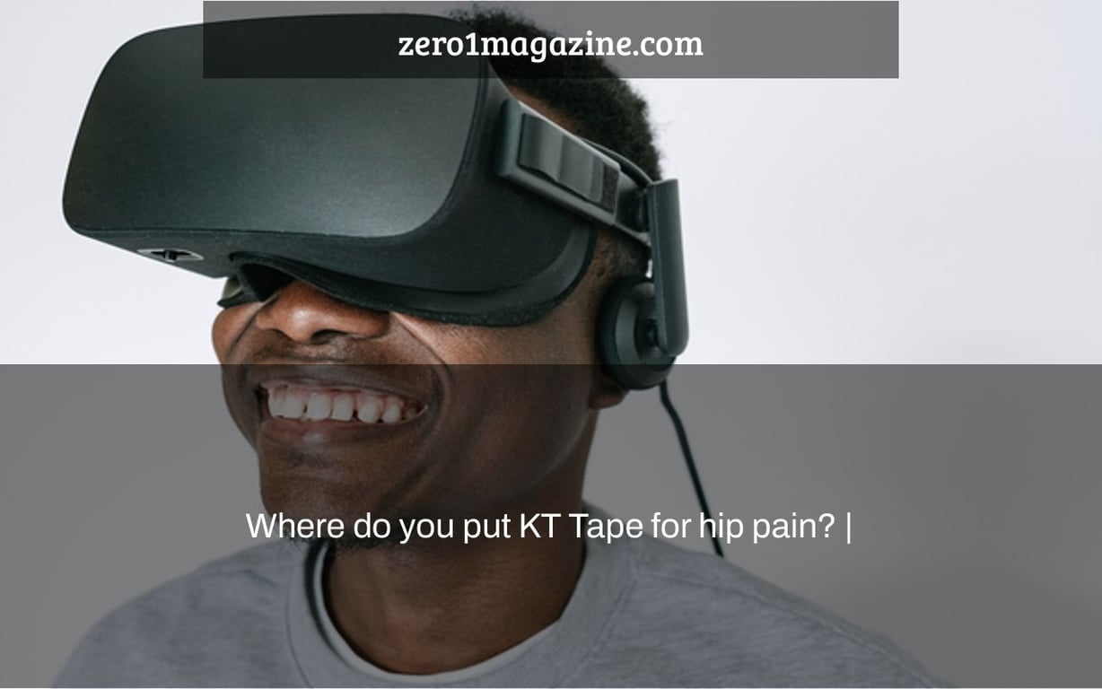 Where do you put KT Tape for hip pain? |