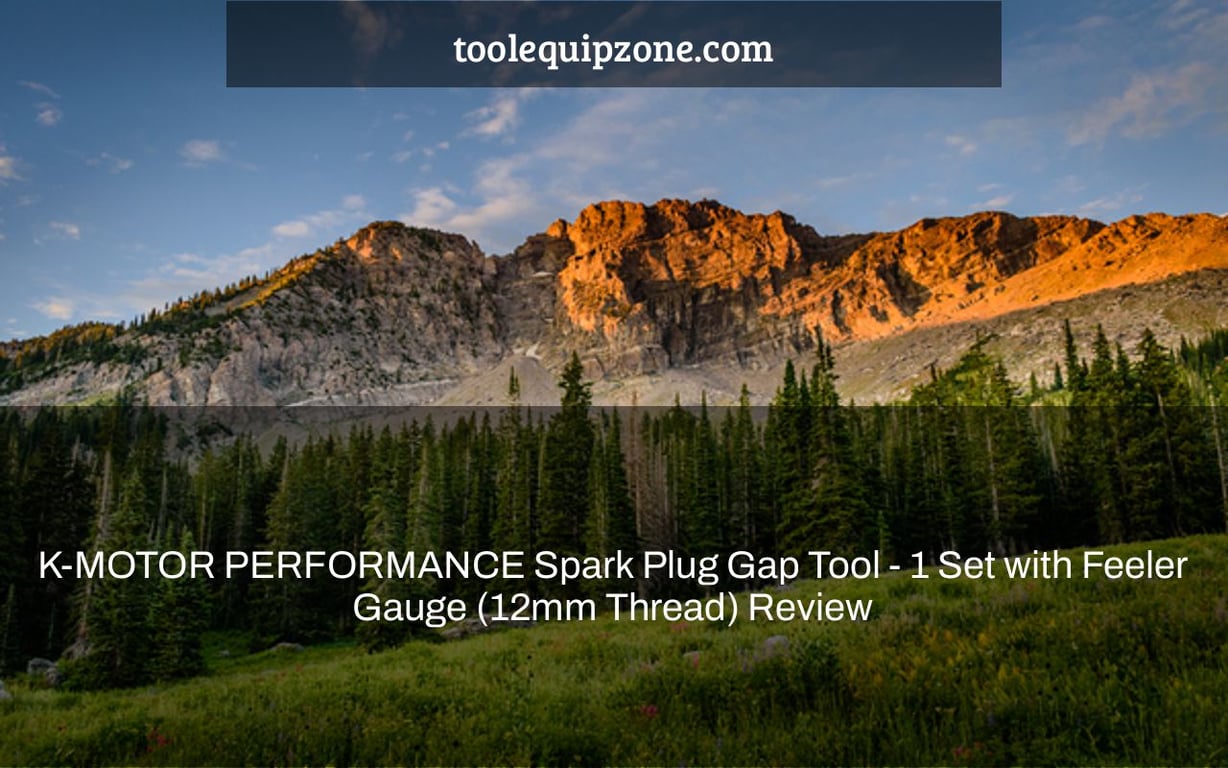 KMOTOR PERFORMANCE Spark Plug Gap Tool 1 Set with Feeler Gauge (12mm