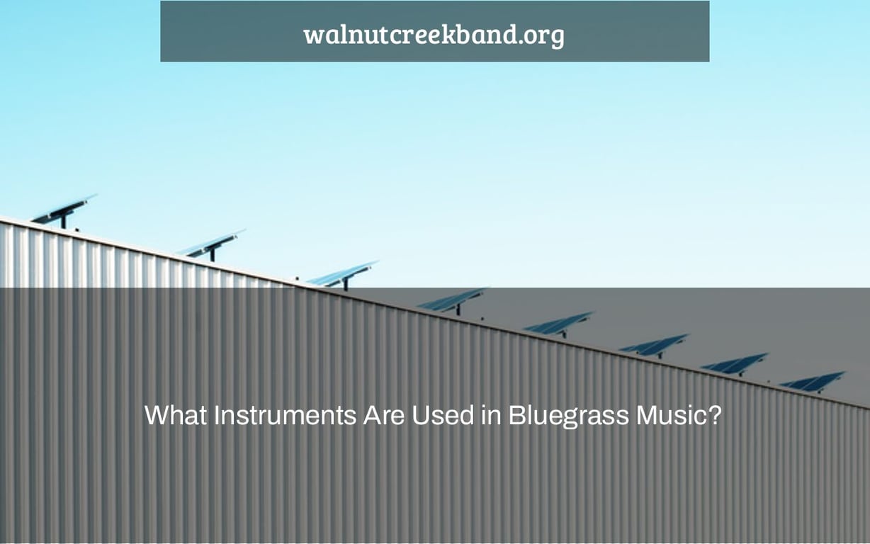 What Instruments Are Used in Bluegrass Music?