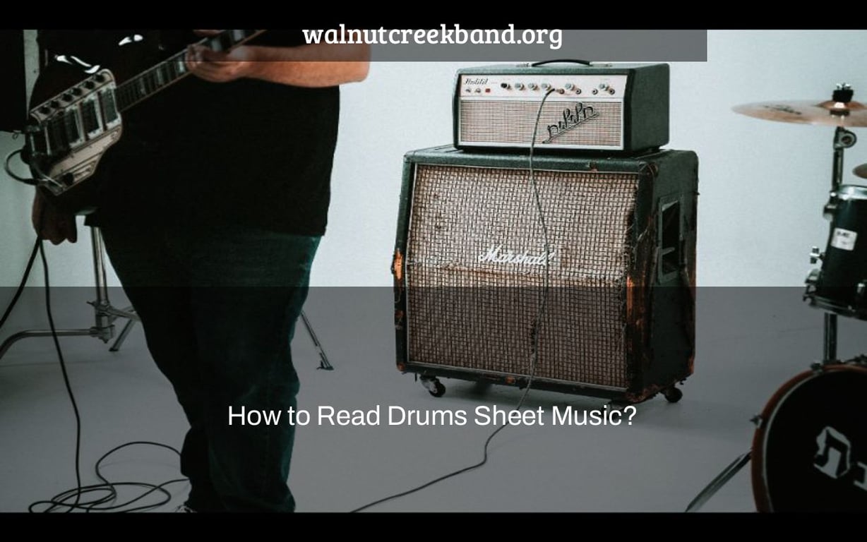 How to Read Drums Sheet Music?