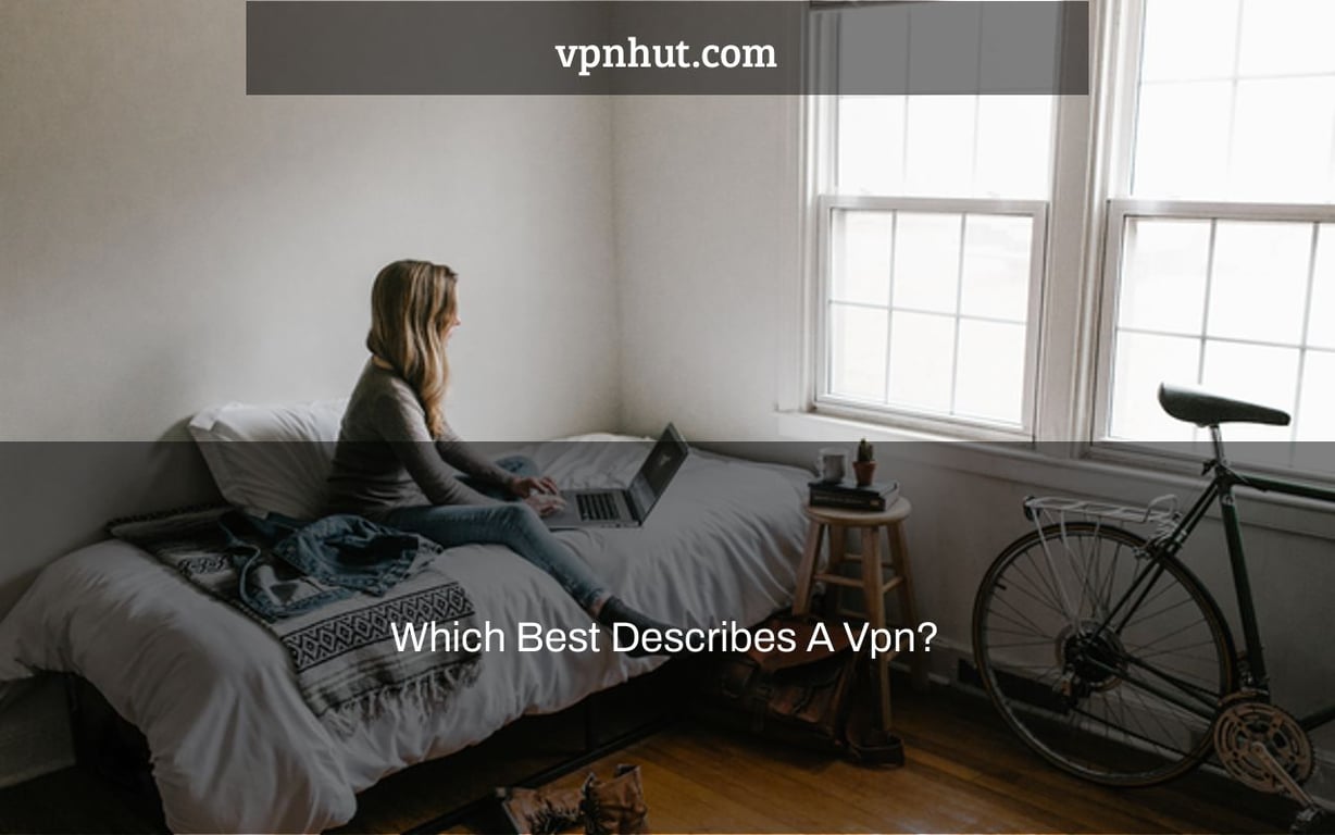 Which Best Describes A Vpn?
