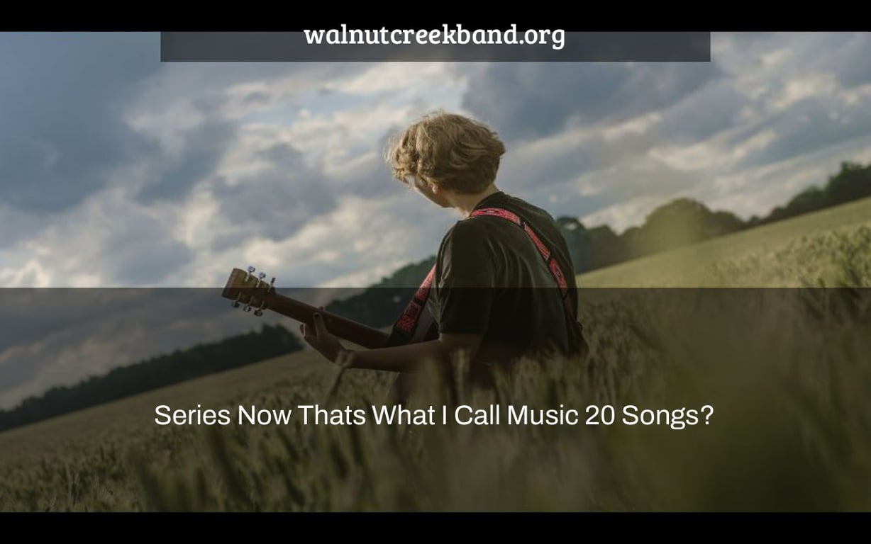 Series Now Thats What I Call Music 20 Songs?