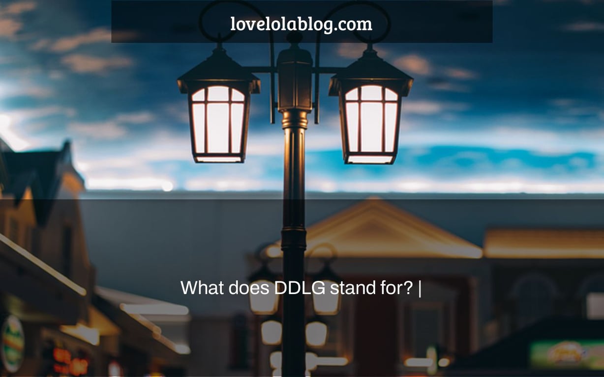 What does DDLG stand for? |