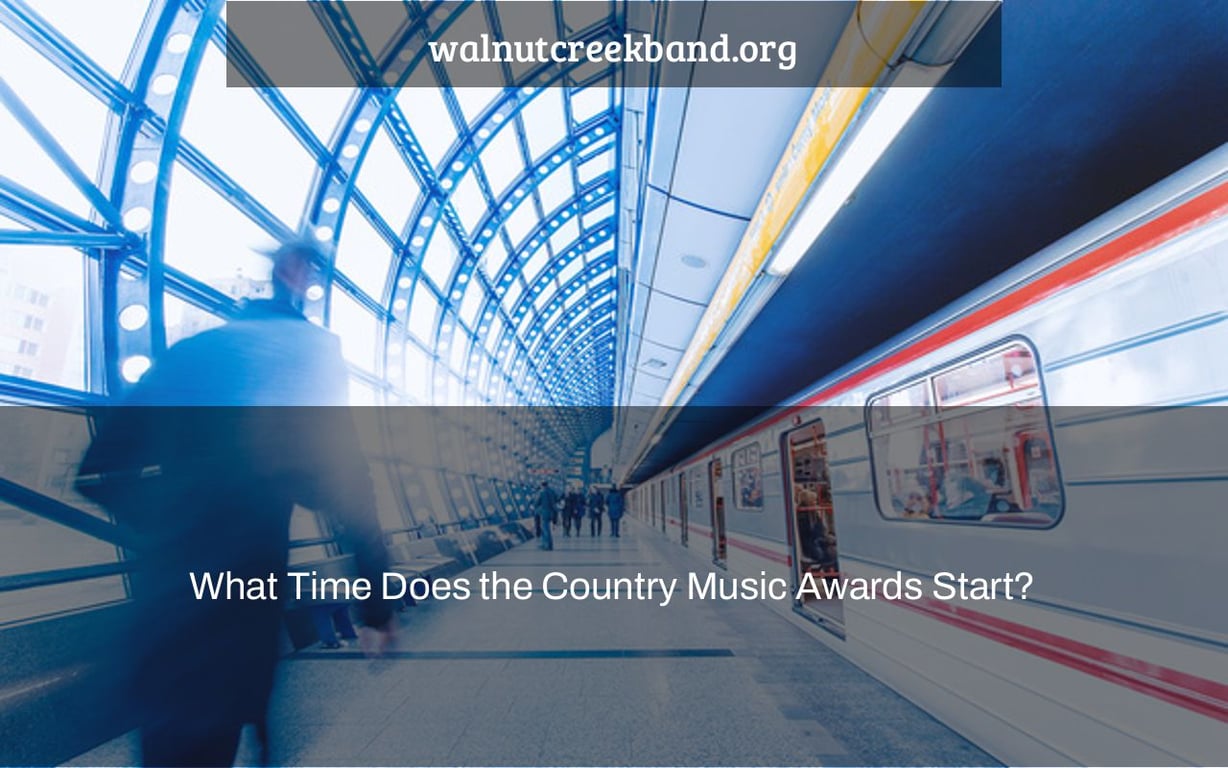 What Time Does the Country Music Awards Start?