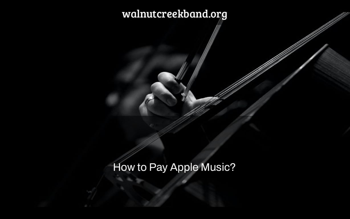 How to Pay Apple Music?