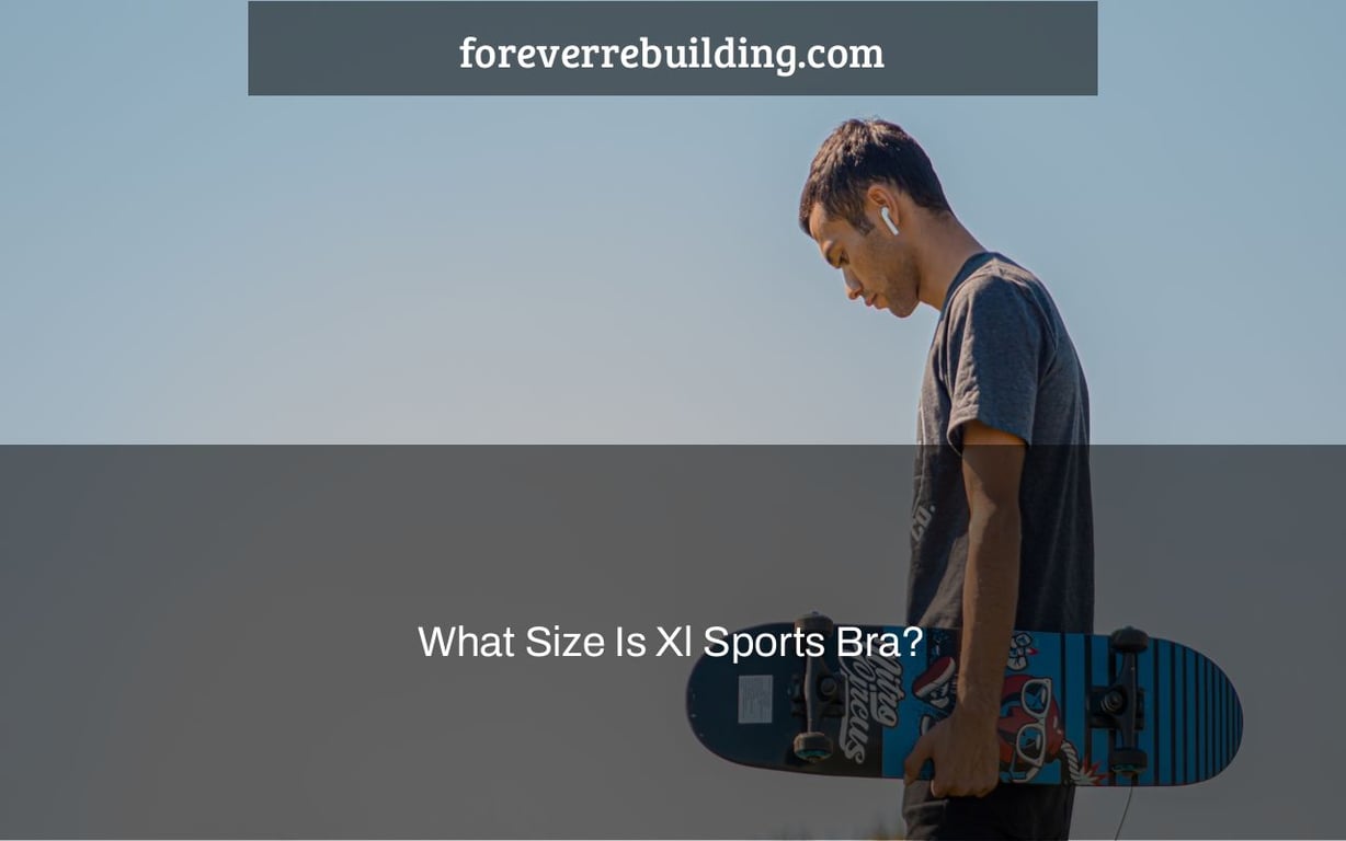 What Size Is Xl Sports Bra?