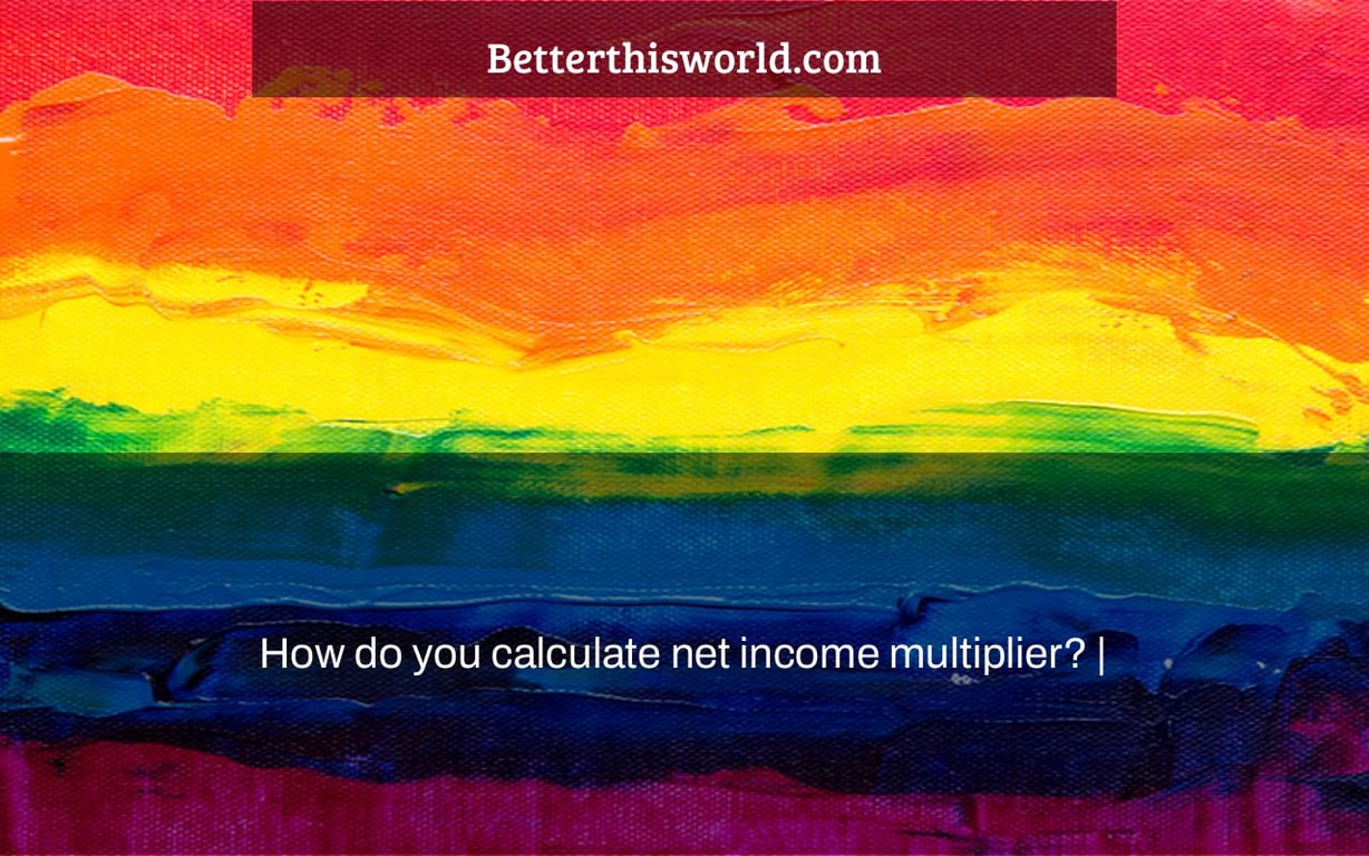 How do you calculate net income multiplier? |