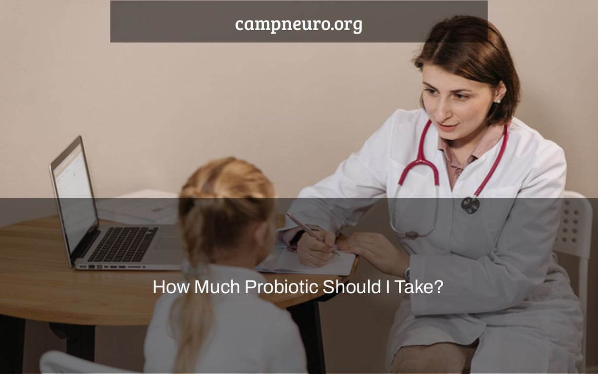 How Much Probiotic Should I Take? Camp Neuro
