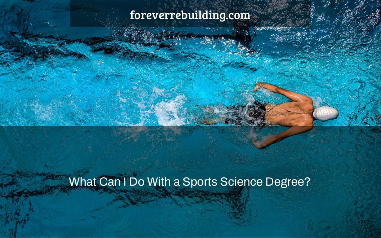 What Can I Do With a Sports Science Degree?