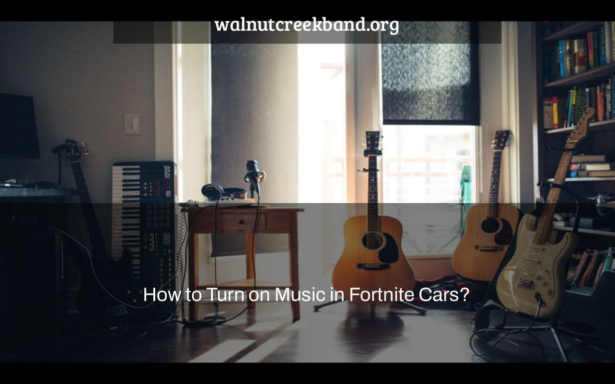 How to Turn on Music in Fortnite Cars?