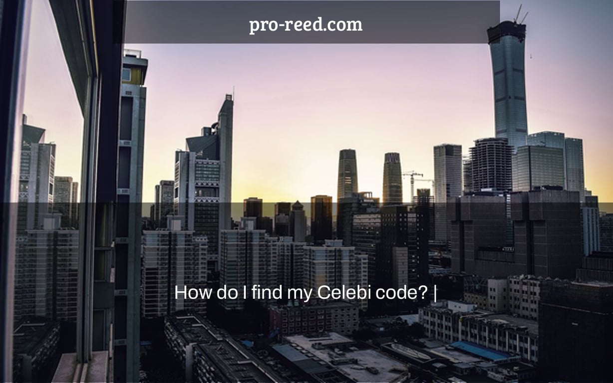 How do I find my Celebi code? |