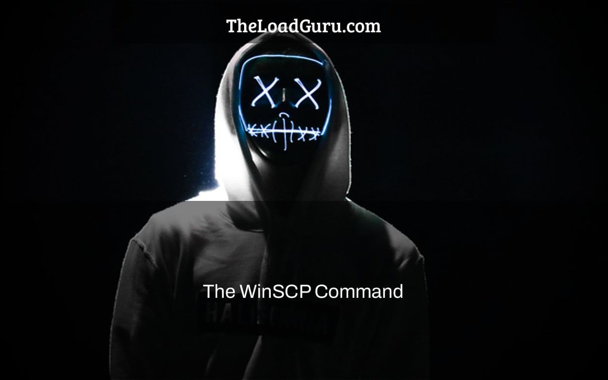 The WinSCP Command