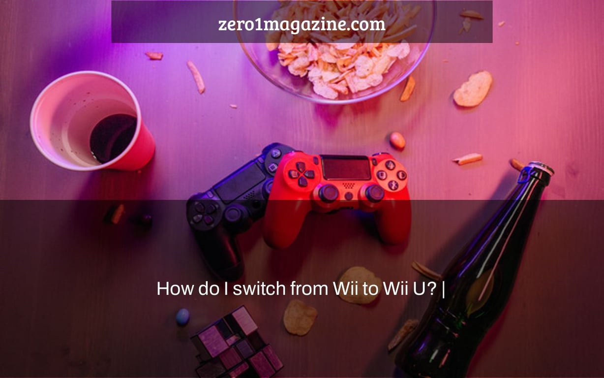 How do I switch from Wii to Wii U? |