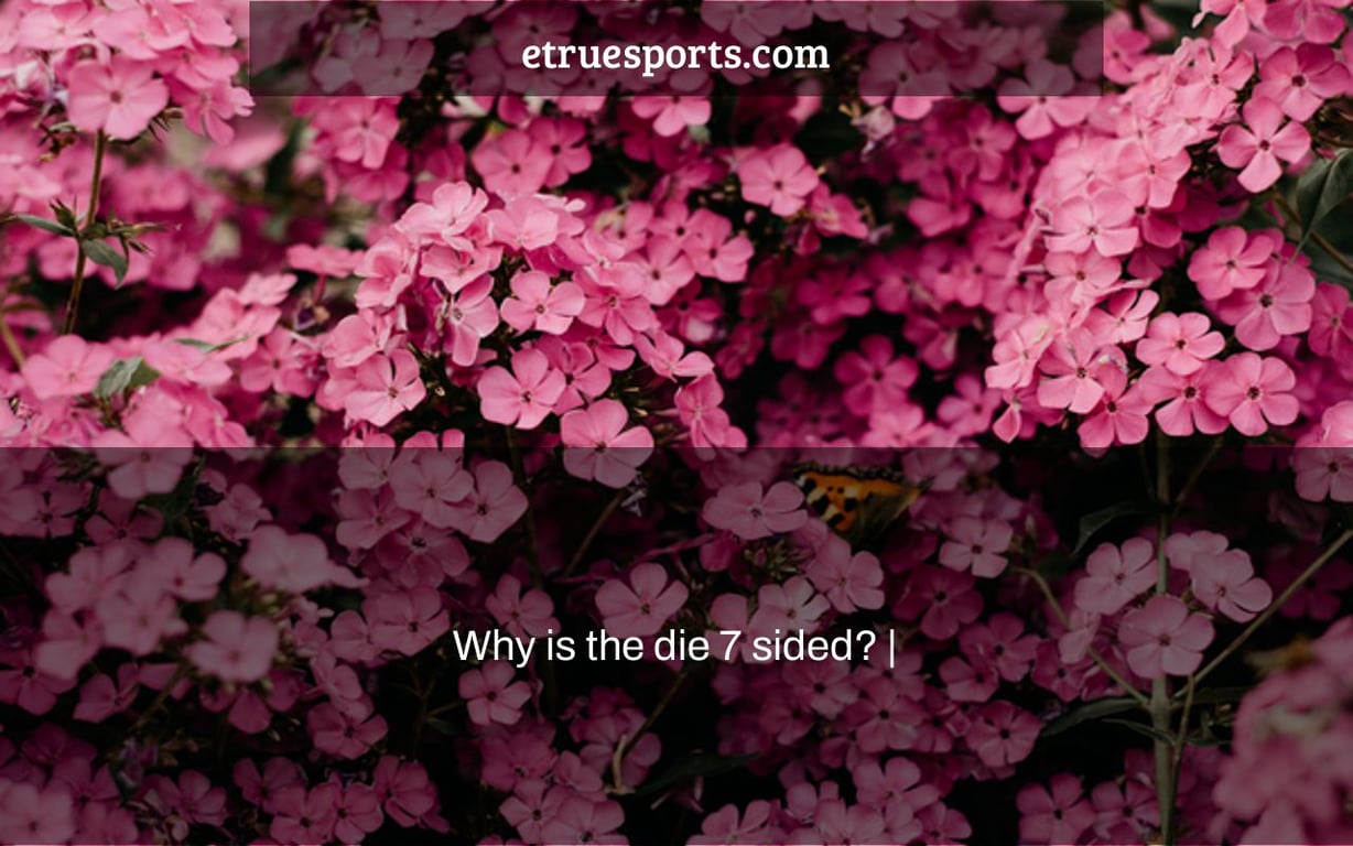 Why is the die 7 sided? |