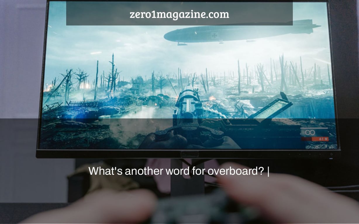 What's another word for overboard? |