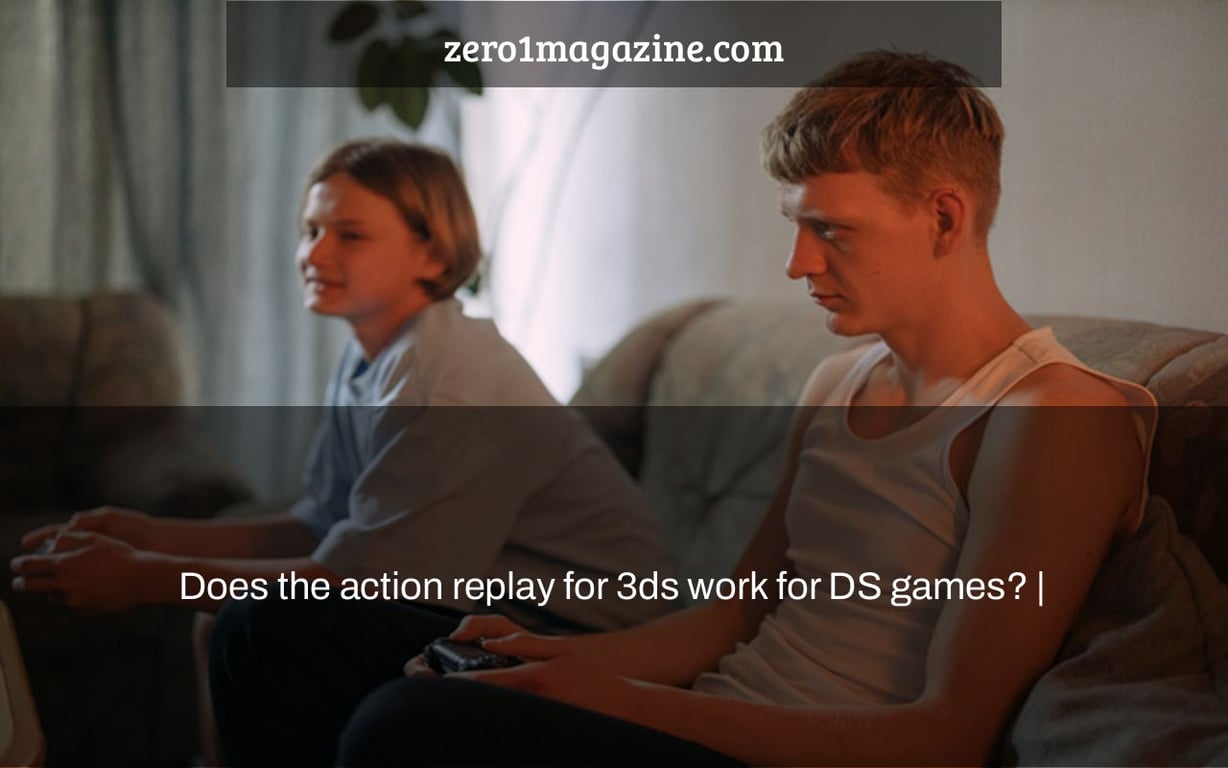 Does the action replay for 3ds work for DS games? |