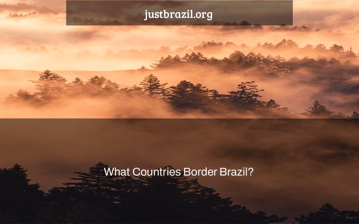 What Countries Border Brazil? • Just Brazil